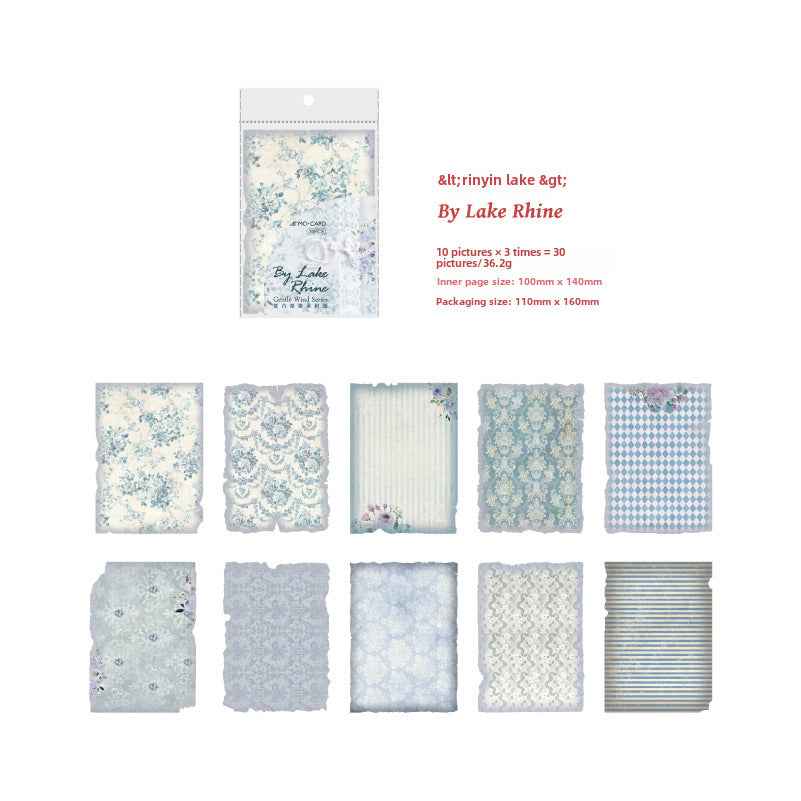 Vintage Material Paper – Soft Wind Series 30 Sheets