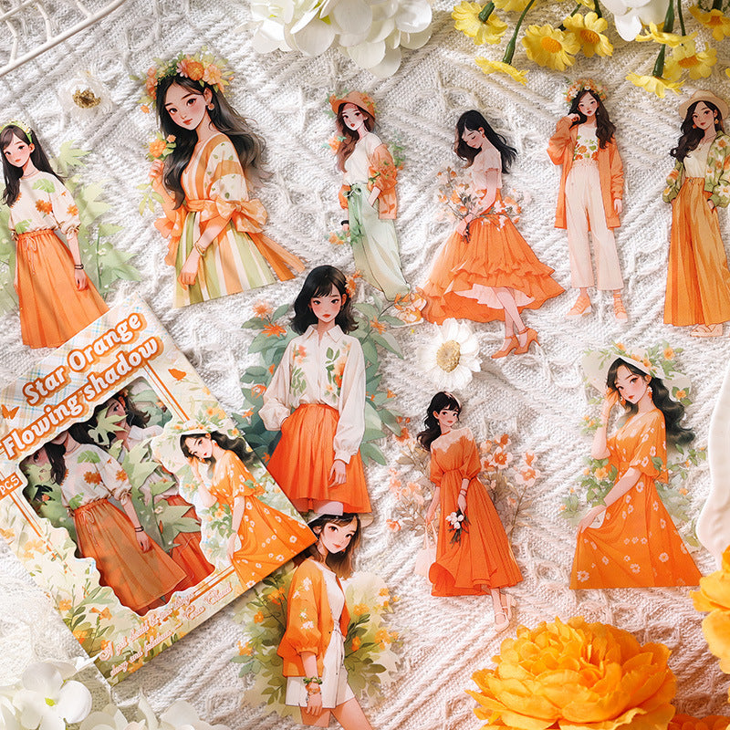 Sunseeker Sound Dream PET Sticker Pack – Creative Girl Character, 6 Options - ViktaShop