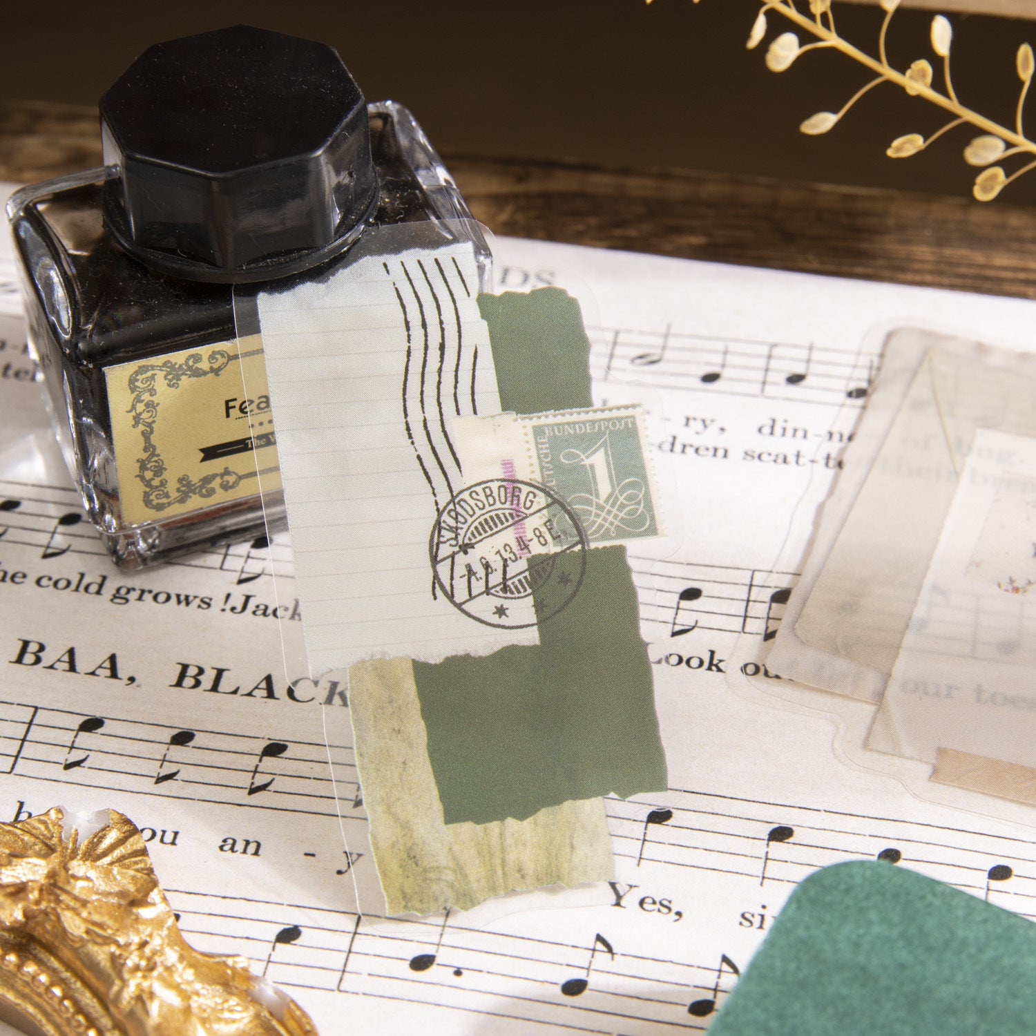 Notes Fragments Series – PET Sticker Pack, 20 Pcs - ViktaShop