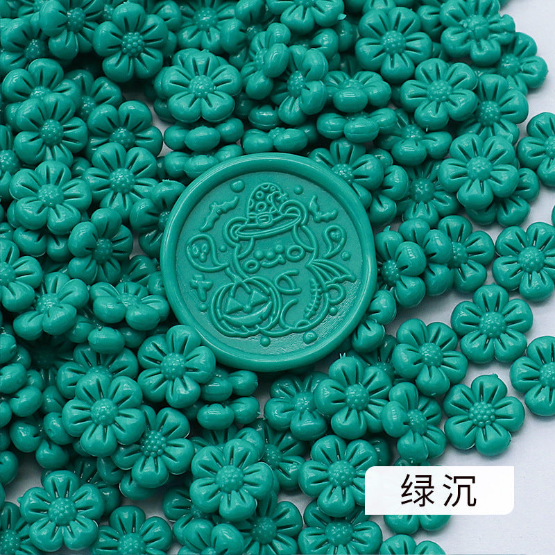 Flower-Shaped Fire Paint Wax Grain Seal - ViktaShop
