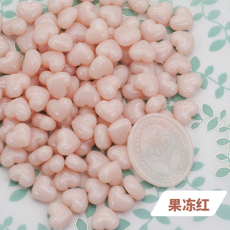 Colorful Heart-Shaped Fire Paint Wax Grain - ViktaShop