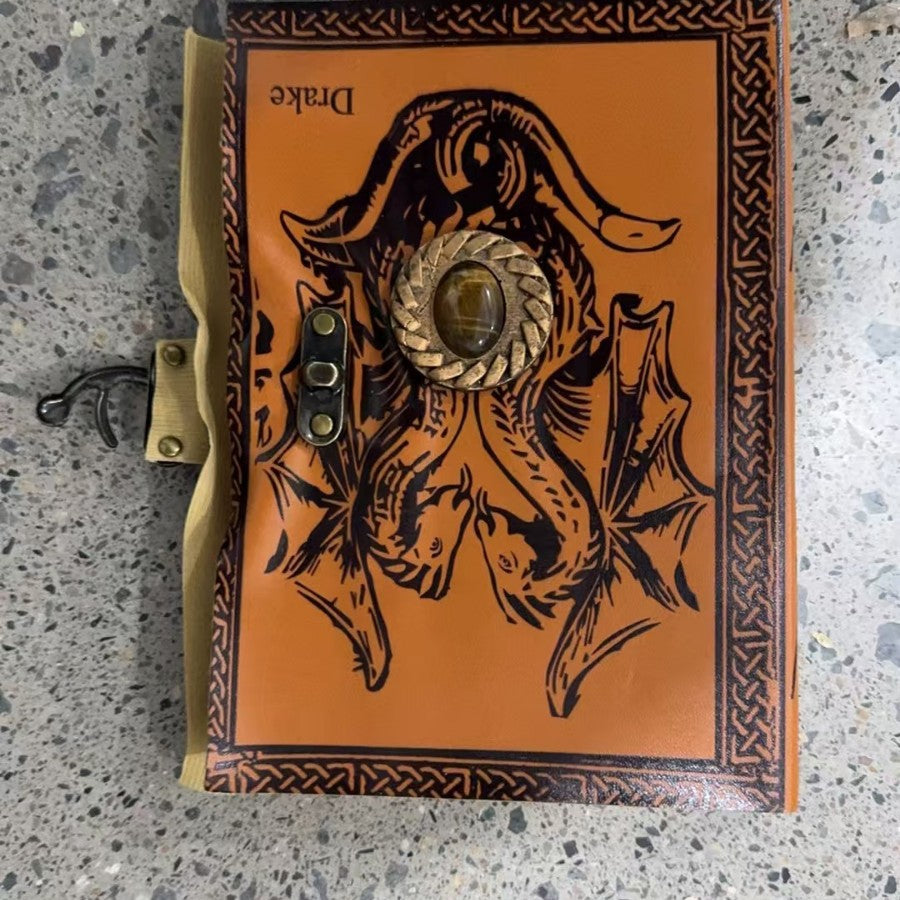 Medieval Retro Leather Notebook – DND Journal - ViktaShop