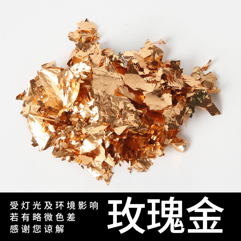 Broken Gold & Silver Foil – DIY Scrapbooking Copper Foil Decoration - ViktaShop