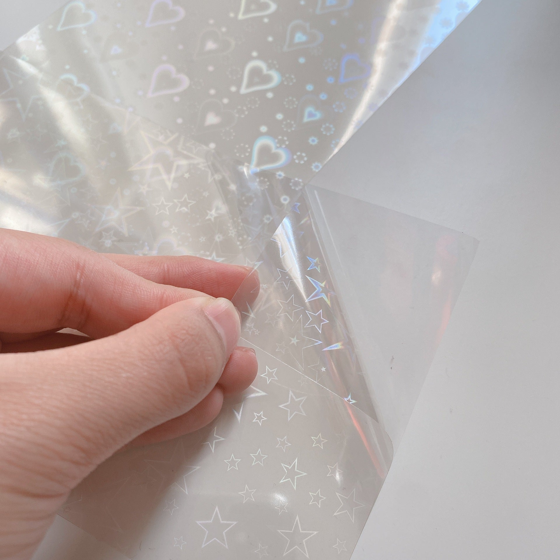 Polaroid Laser Film Stickers – Transparent Star Chasing Series - ViktaShop