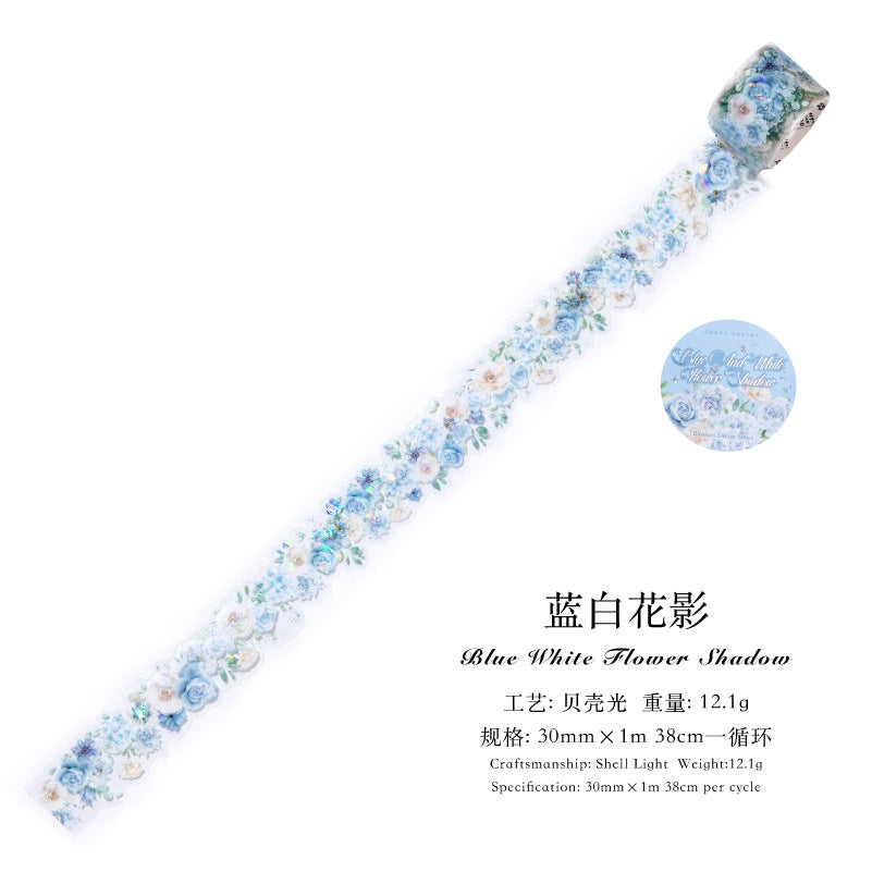 Sugar Poem Ice Crystal PET Special-Shaped Tape - ViktaShop