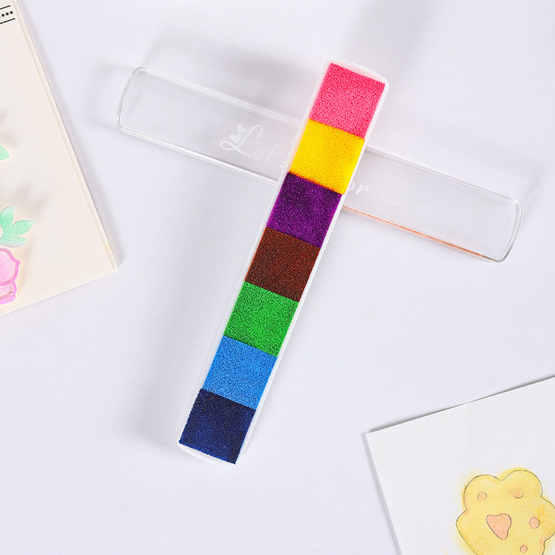 DIY Children's Long Gradient Stamp Inkpad - ViktaShop