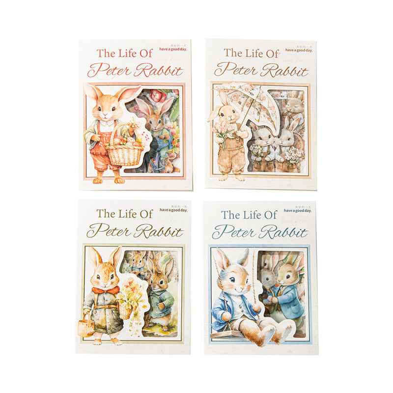 PET Sticker Pack - Peter Rabbit's Life Series - 15 Pcs
