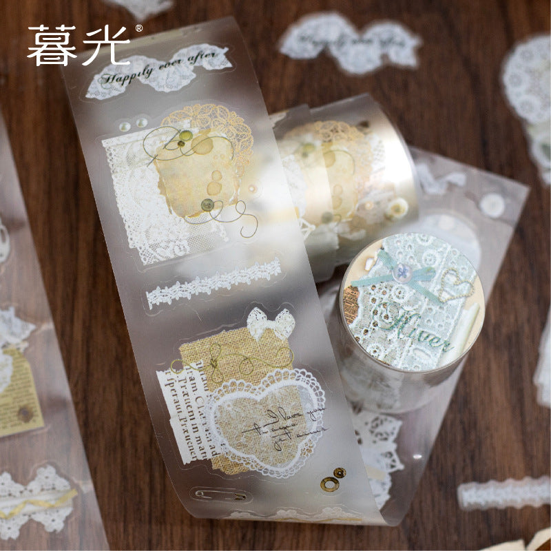 Twilight Gentleness Series Matte PET Die-Cut Tape, 2m - ViktaShop