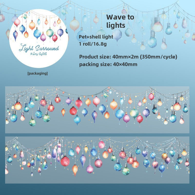 PET Tape – Lights Surrounding Series, 2m - ViktaShop