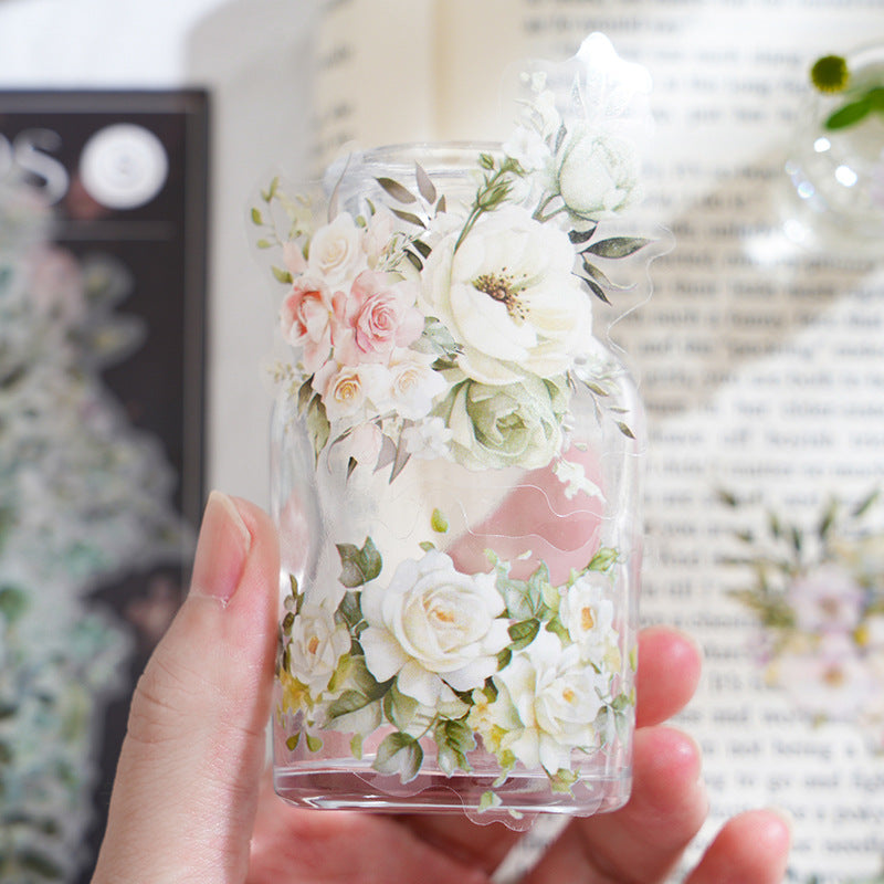 Twilight PET Flower Sticker Bag – Floral Theme, 8 Options - ViktaShop