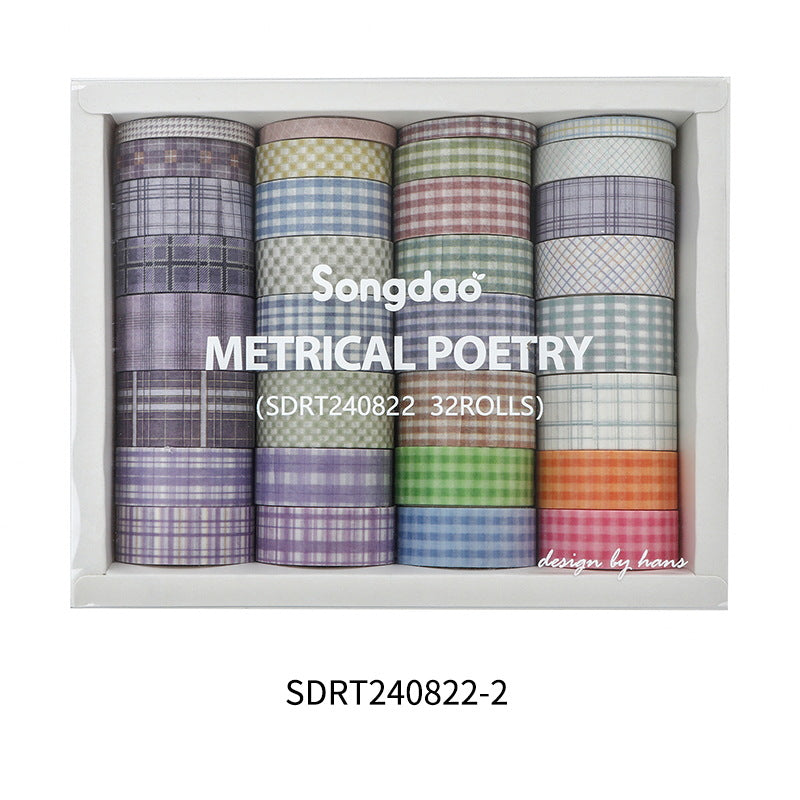 Metrical Poetry Series & Paper Tape Suit, 32 Rolls - ViktaShop