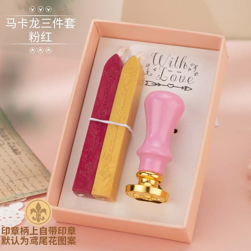 Cherry Blossom Fire Paint Seal Set – Complete Wax Seal Kit for Invitations & DIY - ViktaShop