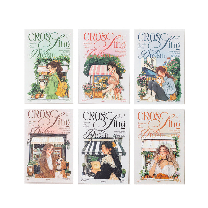 Twilight Brilliant Days Series Kraft Paper Stickers, 15 Pcs - ViktaShop