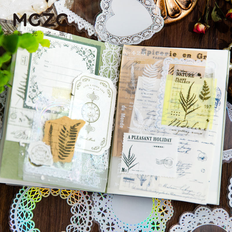 Twilight Gold Stamping Sticker - Lace Notebook Series, 6 Options - ViktaShop