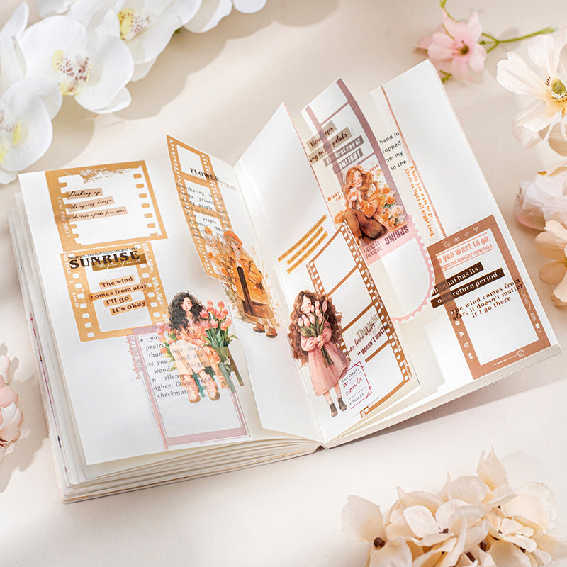 Sticker Bag – Freeze Frame Beautiful Series Retro Character Border, 6 Options - ViktaShop