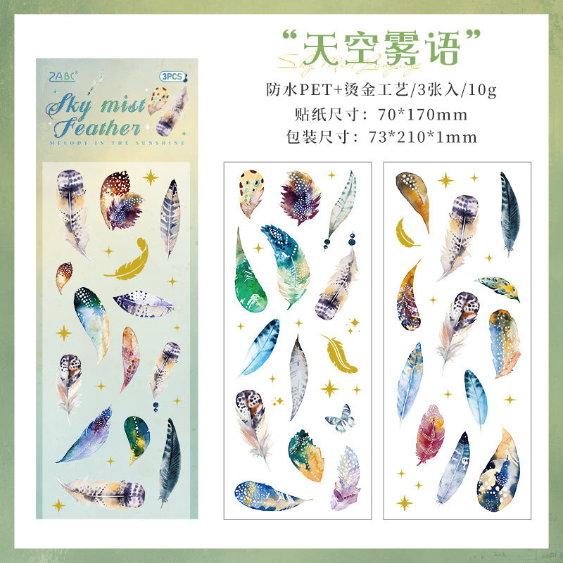 Sky Roaming Butterflies PET Sticker Pack, 4 Options - ViktaShop