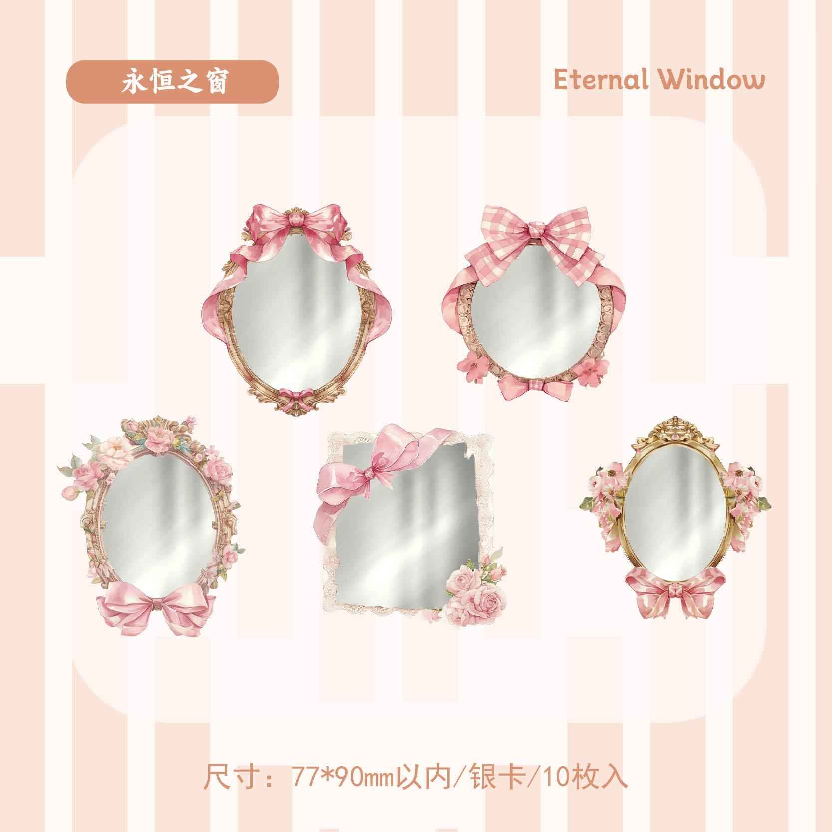 Glazed Mirror Series Notes - Alice's Mirror & More - 6 pcs