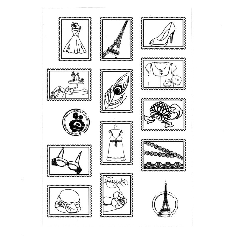 Transparent Silicone Creative Stamp – PVC DIY Seal for Journals & Crafts - ViktaShop