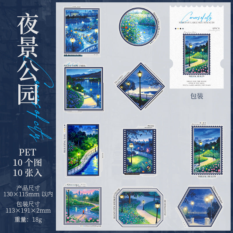 Corner Series Large - Size Landscaping Stickers - ViktaShop