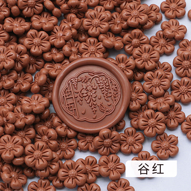 Flower-Shaped Fire Paint Wax Grain Seal - ViktaShop