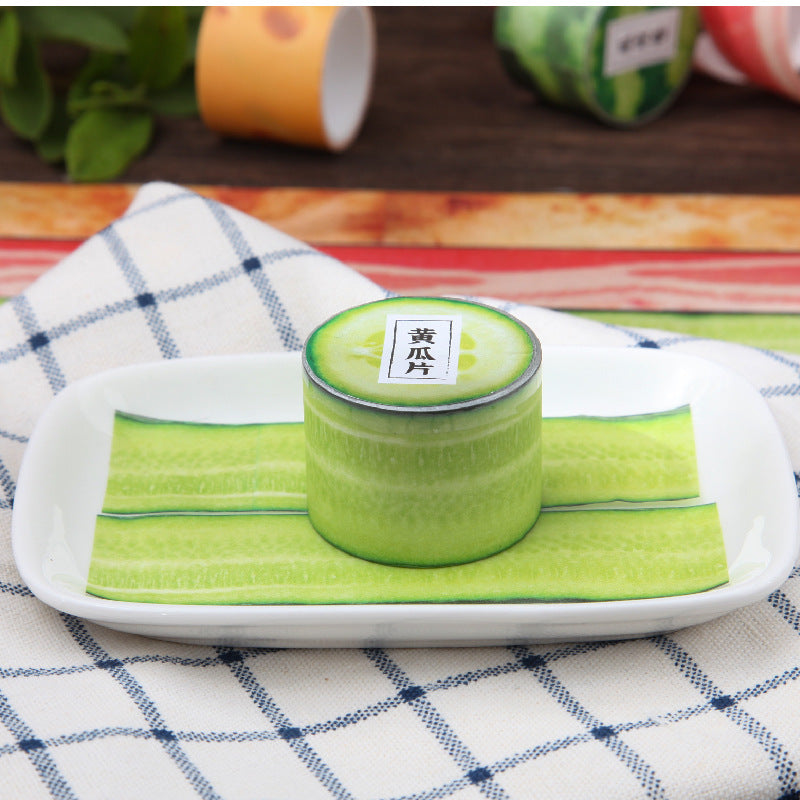 Paper Ink and Paper Tape Fresh Food Roll Series - ViktaShop