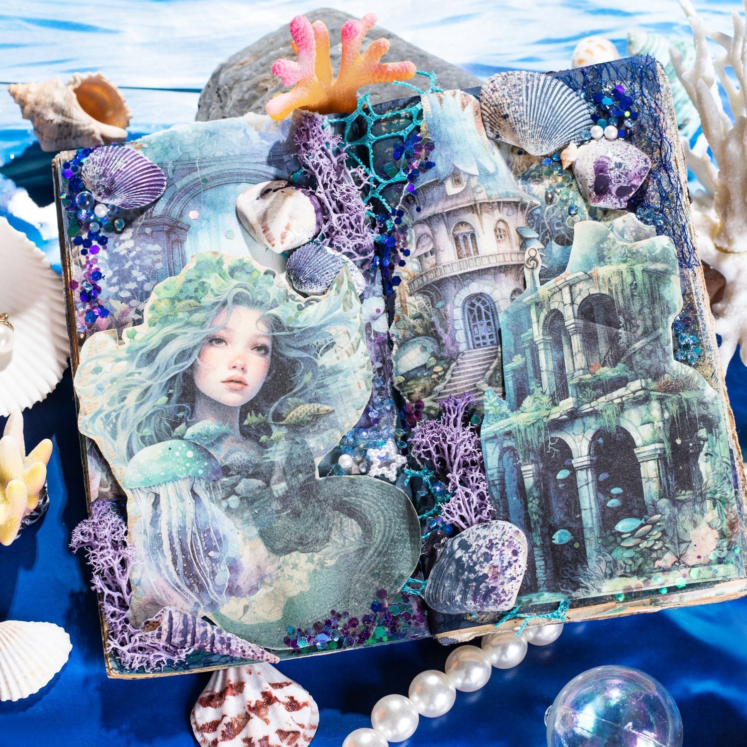 Underwater Fantasy Series - Material Paper, 10 Pcs - ViktaShop