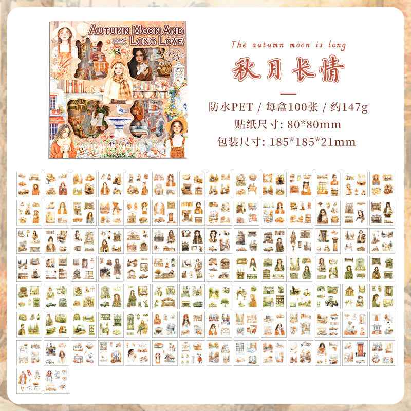 Four Seasons Box Set PET Stickers – 100 pcs