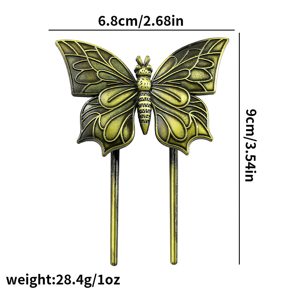 Vintage Metal Butterfly Bookmark – Bronze Page Clip - ViktaShop