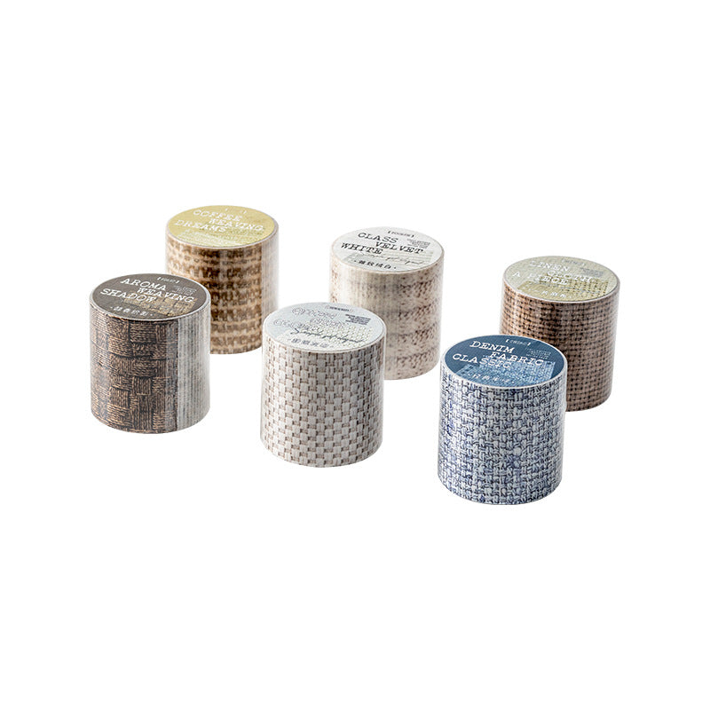 Cloth Pattern Tape – Seamless Cloth Pattern, Retro Decorative Tape, 3.5m - ViktaShop