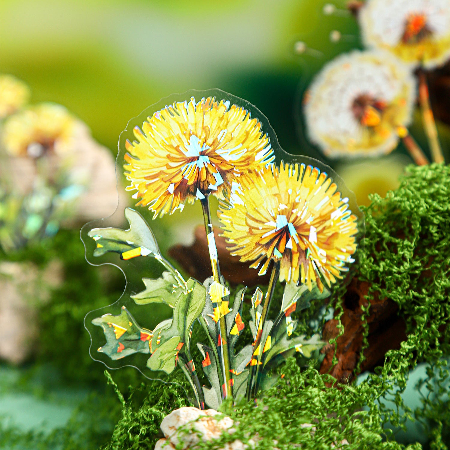 Dandelion Theme PET Sticker Pack, 10 Pcs - ViktaShop