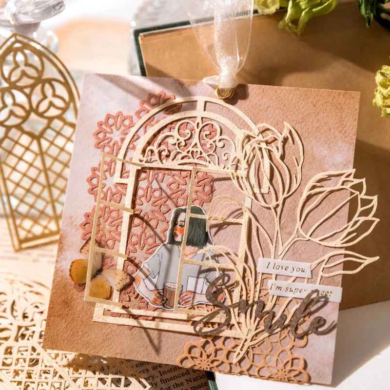 Vintage Material Paper – Retro Scrapbooking and Collage Paper Sheets