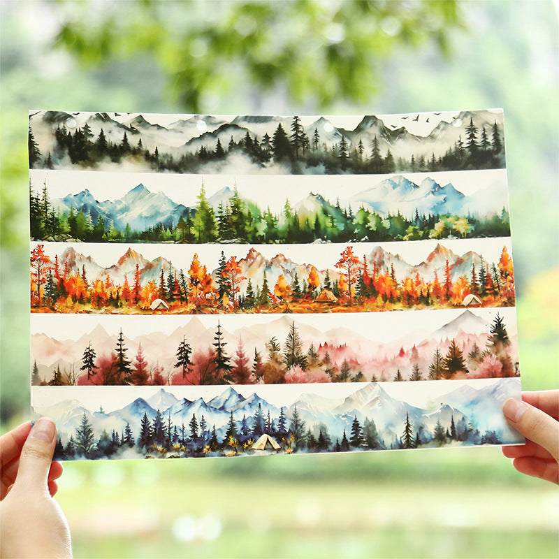 Mountain PET Tape for Scrapbooking - ViktaShop
