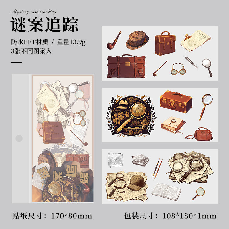 Retro Sticker Pack – Time & Years Series, 12 Options - ViktaShop