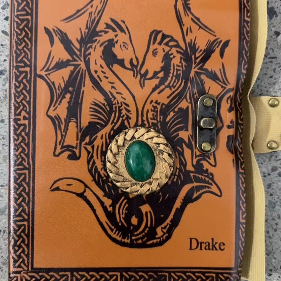 Medieval Retro Leather Notebook – DND Journal - ViktaShop
