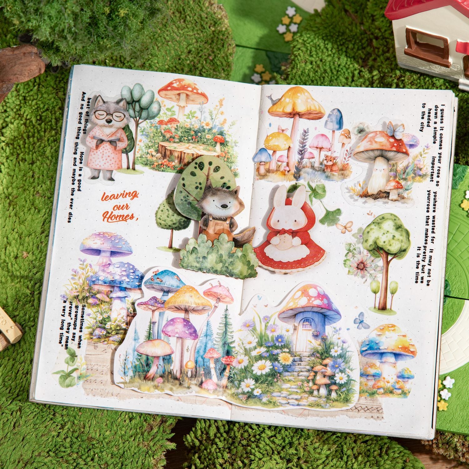 Little Red Riding Hood Series PET Stickers, 6 Options - ViktaShop