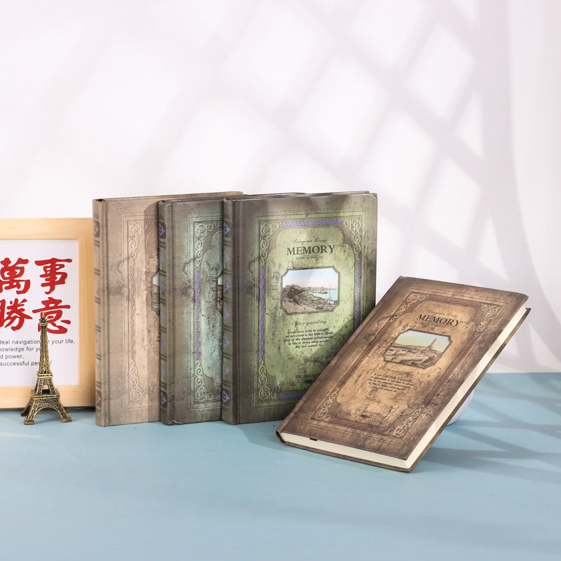 Vintage Oil Painting A5 Notebook - Thickened Hard Cover, 4 Options - ViktaShop