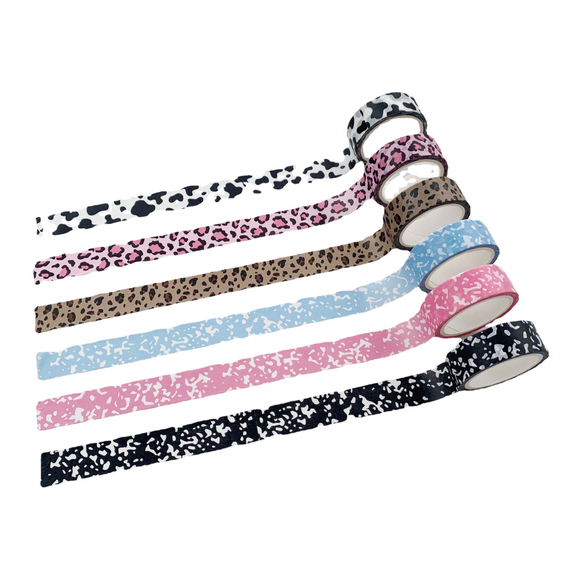 Korean INS Style Milk Print Leopard Print and Paper Tape, 1.5cm*5m - ViktaShop