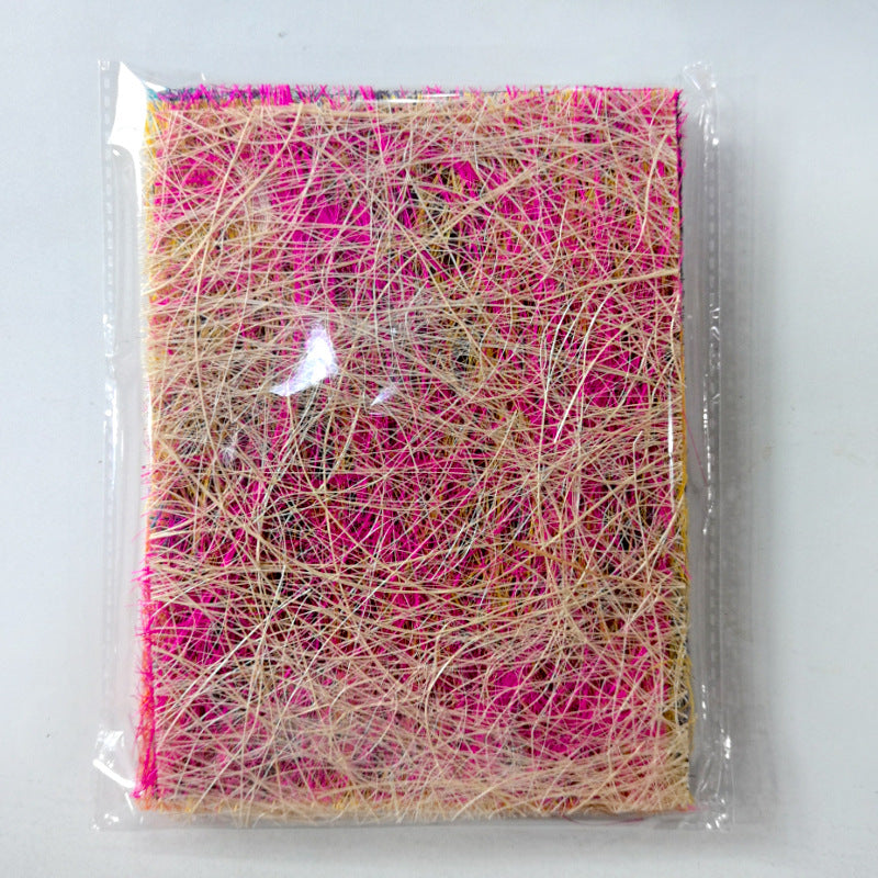 A5 Ten-Color Hollow Hemp Fiber Paper, 10 Sheets - ViktaShop