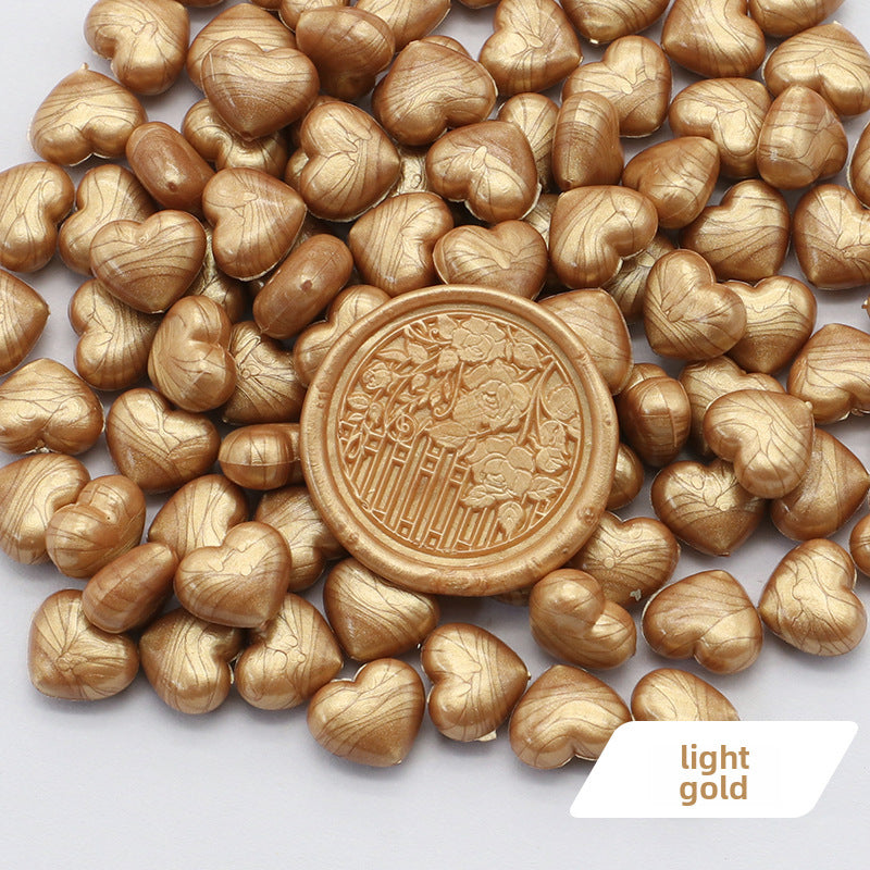 Colorful Heart-Shaped Fire Paint Wax Grain - ViktaShop