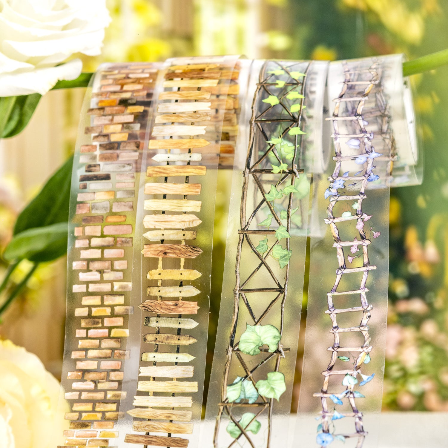 Ketchup Girl Garden Path Series Landscape PET tape 6 styles 2.5 cm / 2 m