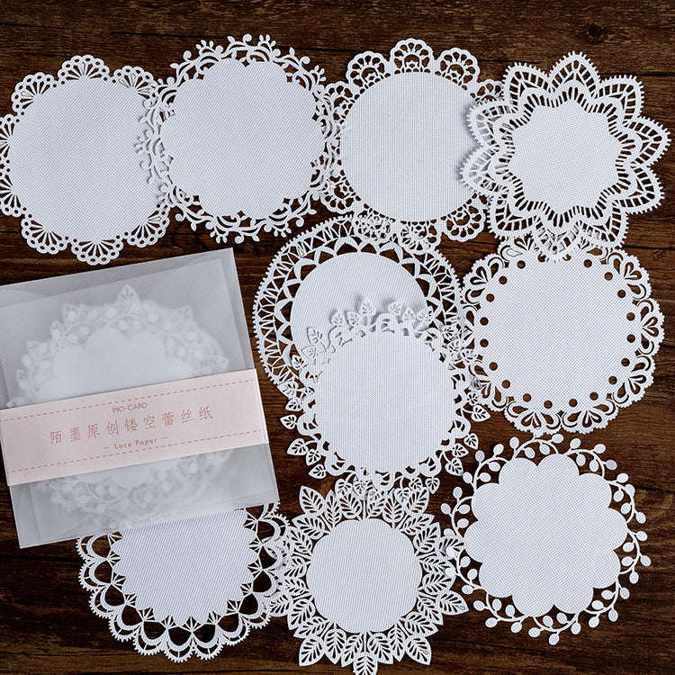 Hollow Lace Paper – Alice Tea Party Series, 8 Options - ViktaShop