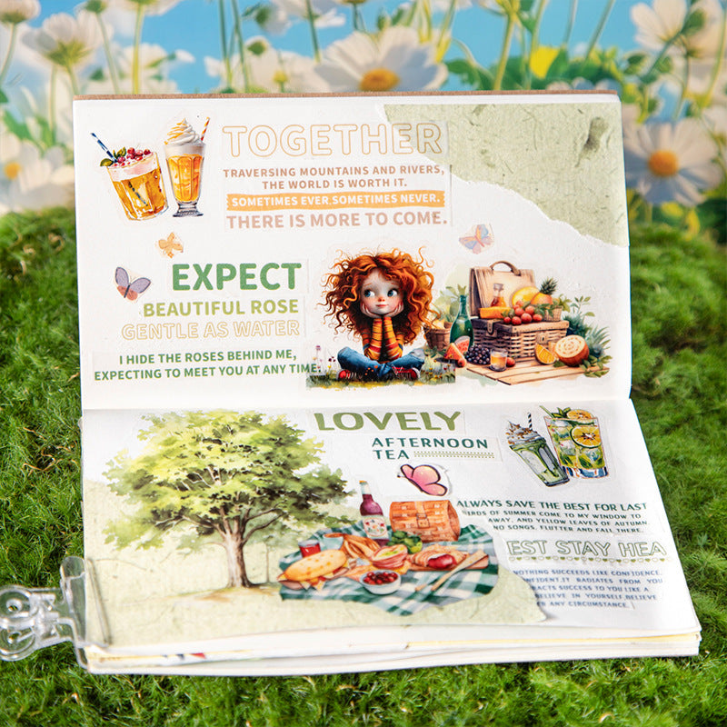 Summer Fruit Series, Colorful Cartoon PET Sticker Pack, 4 Options - ViktaShop