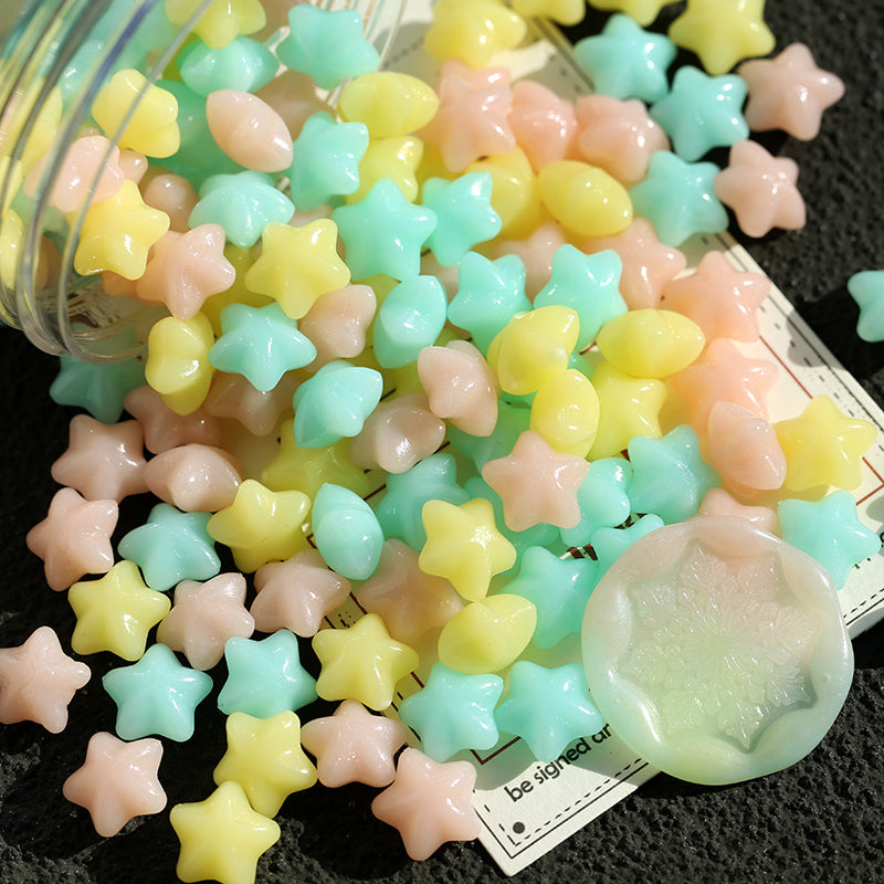 Macaron Color Star Spark Fire Paint Wax Granules Set - ViktaShop