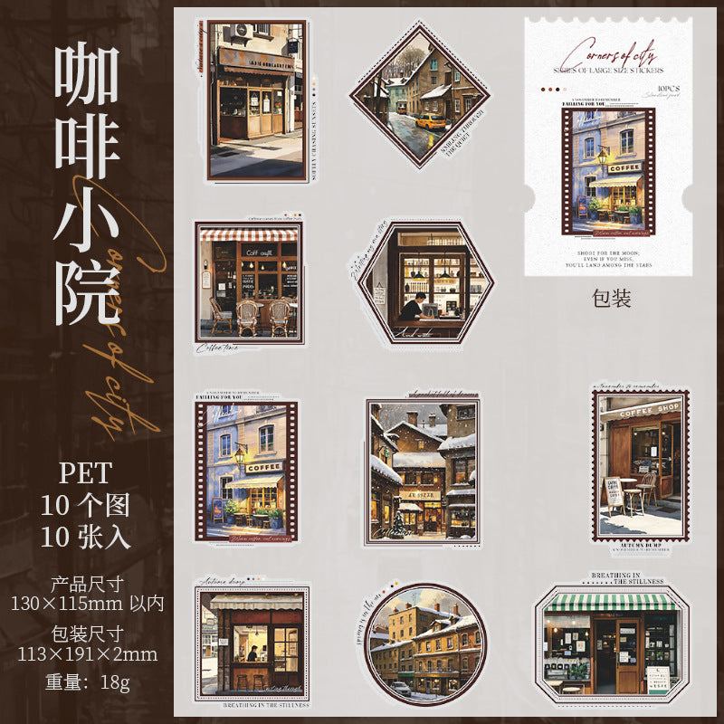 Corner Series Large - Size Landscaping Stickers - ViktaShop