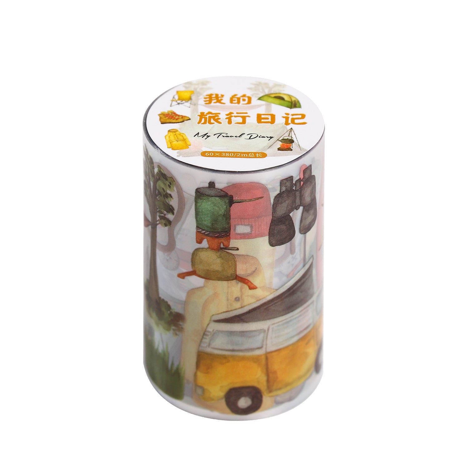 My Travel Diary Series – PET Tape, 2m - ViktaShop
