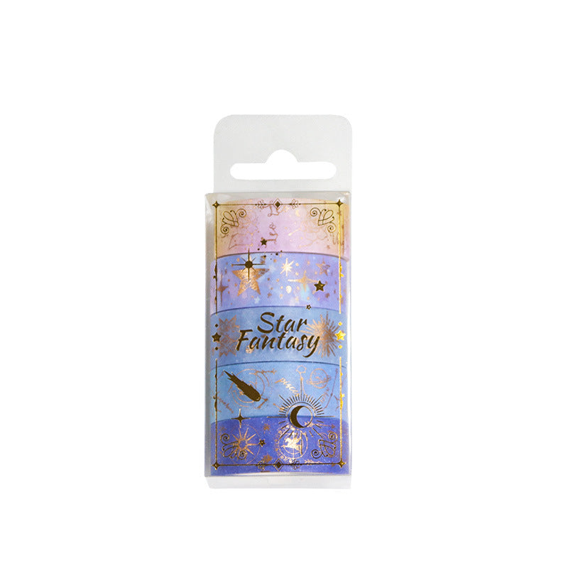 Star Fantasy Bronzing & Paper Tape Gift Box, 2m - ViktaShop
