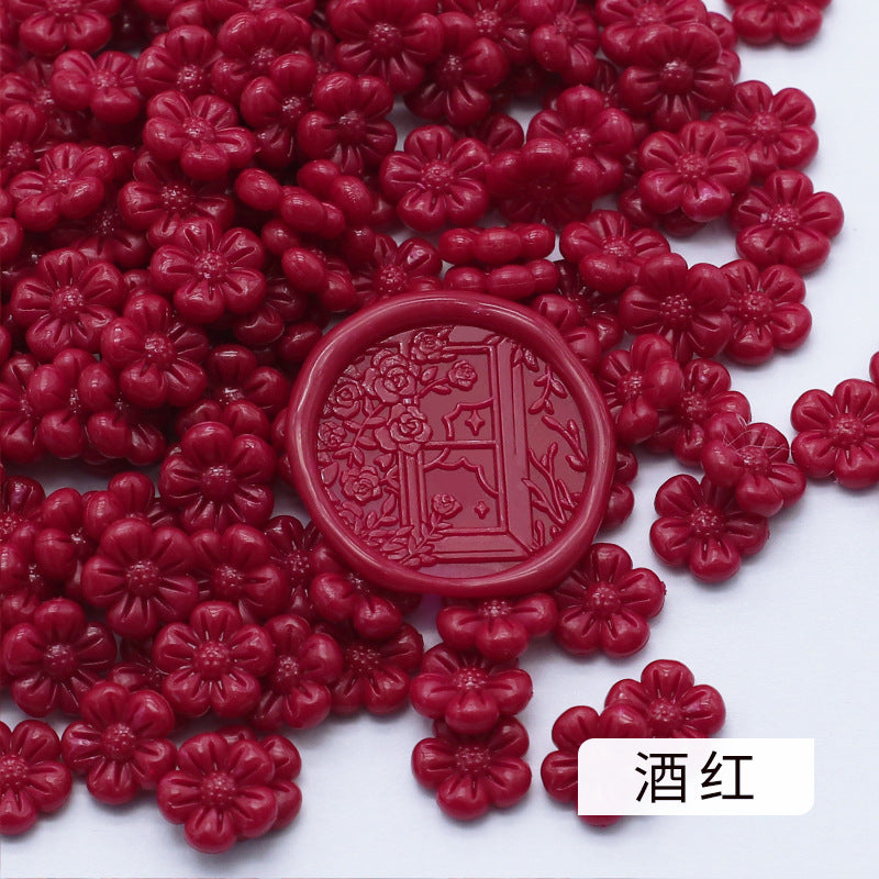 Flower-Shaped Fire Paint Wax Grain Seal - ViktaShop