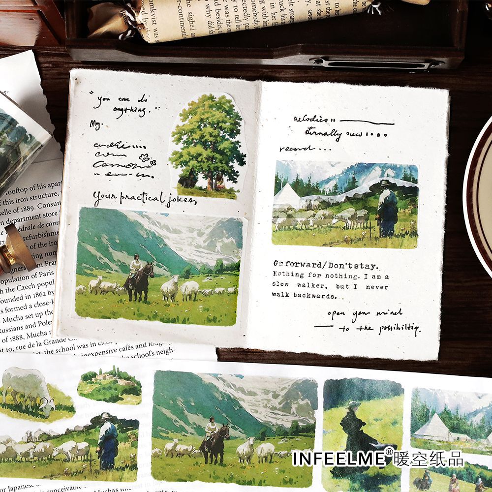 Mountain Wilderness Washi Tape, 2m - ViktaShop