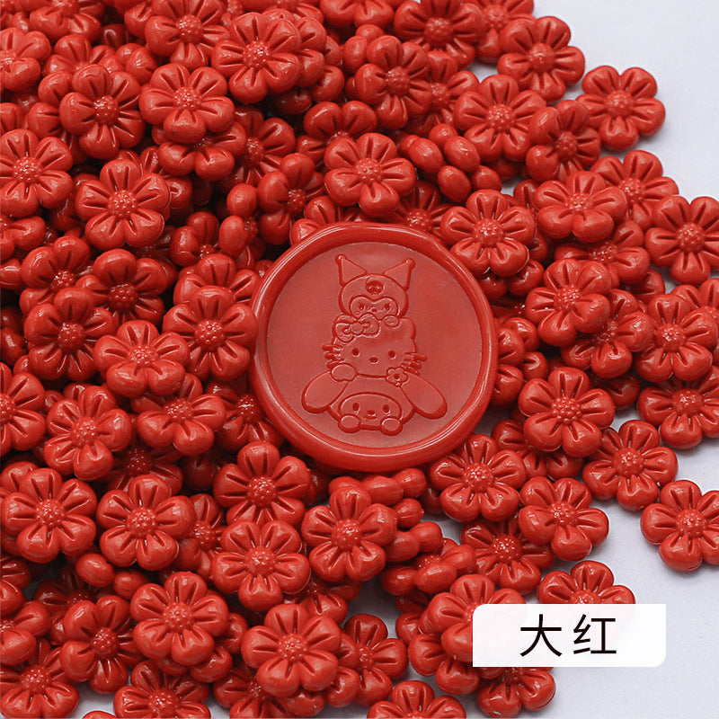 Flower-Shaped Fire Paint Wax Grain Seal - ViktaShop