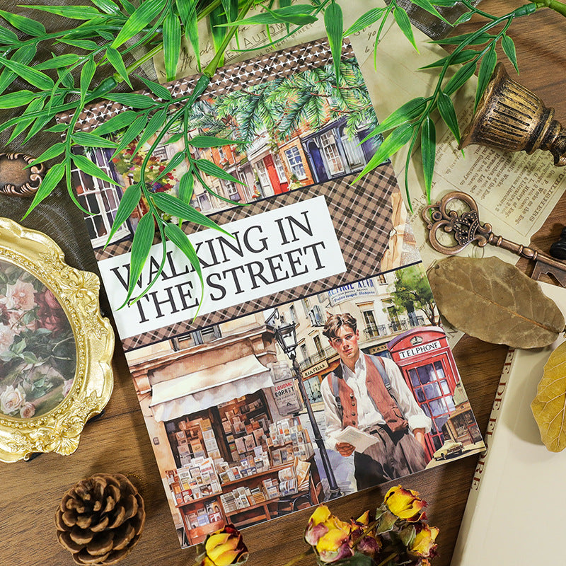 European Character & Scenery PET Stickers, 5 Options - ViktaShop